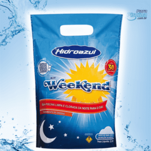 15310929951-Weekend-2-4Kg.png Cloro Weekend 2,4Kg Hidroazul - Imagem 1